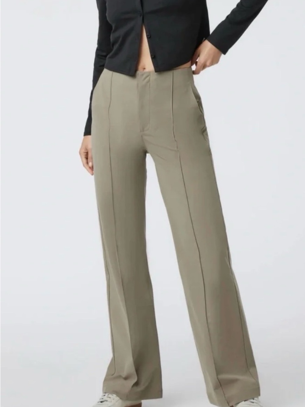 Vuori Women’s Meta Wide-Leg Pants Medium Taupe VW4035-S